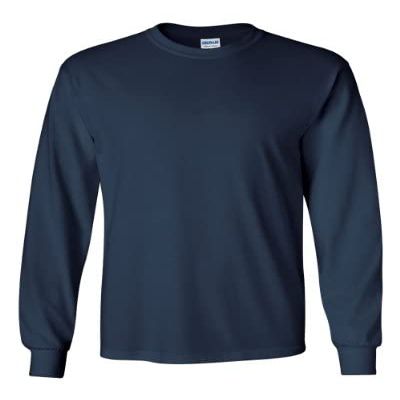 Gildan Ultra Cotton Long Sleeve(Navy)