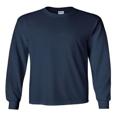 Gildan Ultra Cotton Long Sleeve(Navy)
