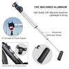 Mini Bike Pump with Gauge - Portable Frame Pump with EZ-Head Fits Schrader/Presta, Foldable T-Handle - Road Mountain MTB BMX Bike Pump (Style:B) view 3