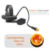 HUDAMZKY Ebike Thumb Throttle WUXING 108X Finger Throttle Left/Right Hand Electric Bike Scooter 3pin Controller Speed Governing Eletrric Accessories(108X R SM Plug) view 4