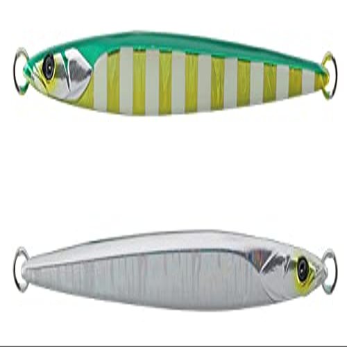 JACKALL Bumbles Jig, Semi-Long, 4.2 oz (120 g), Sakuramas Special Glykin/Glow Stripe