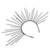 Uonlytech Lolita Goddess Crown Headband Spiked Headdress Women Cosplay Halloween Costume Party Hair Accessory view 1