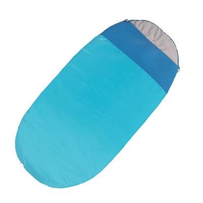 Outdoor Camping Thickened Warmth Egg-Shaped Single Sleeping Bag Waterproof and Moisture-Proof Dirty Sleeping Bag (Blue)