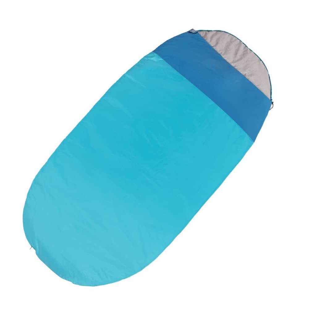 Outdoor Camping Thickened Warmth Egg-Shaped Single Sleeping Bag Waterproof and Moisture-Proof Dirty Sleeping Bag (Blue)