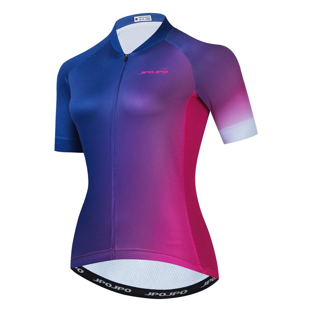 Teleyi Womens Cycling Jersey, Mountain Bike Jersey Shirt Tops S-3XL - Three Fabric Made