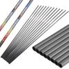 SHARROW 30 Inch Archery Pure Carbon Arrows Shaft ID 6.2mm Spine 250 300 350 400 500 600 Carbon Bare Shaft for DIY Archery Arrows 6/12pcs (12, Spine 250) view 1