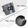 CyclingDeal Cup Mug Water Bottle Holder Adjustable Bracket Mount Tray - for Indoor Exercise Bikes with Round Bars ONLY - Compatible with Peloton Bike & Bike+, NordicTrack - Install at Centre or Side view 4