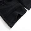 Men's Casual Denim Shorts Classic Fit Ripped Distressed Summer Short Jeans Hole Motorcycle Denim Half Pants (28,Black 2) view 3