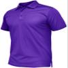 TACVASEN Mens Polo Shirts Short Sleeve Dry Fit Collared Shirt Performance Pique Polos Moisture Wicking for Tactical Athletic Golf Purple XXL view 1