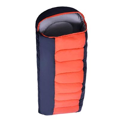 DDER Outdoor Camping Sleeping Bag Foldable Ultra Light Folding Waterproof Travel Hiking Compressed Bag Lazy Bag 4 Seasons Warm (Gules)