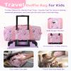 Duffle bag for Girls,RAVUO Water Resistant Travel Overnight Weekend Bag Carry On Bag for Gym Sport Dance with Shoe Compartment and Wet Pocket Unicorn view 4