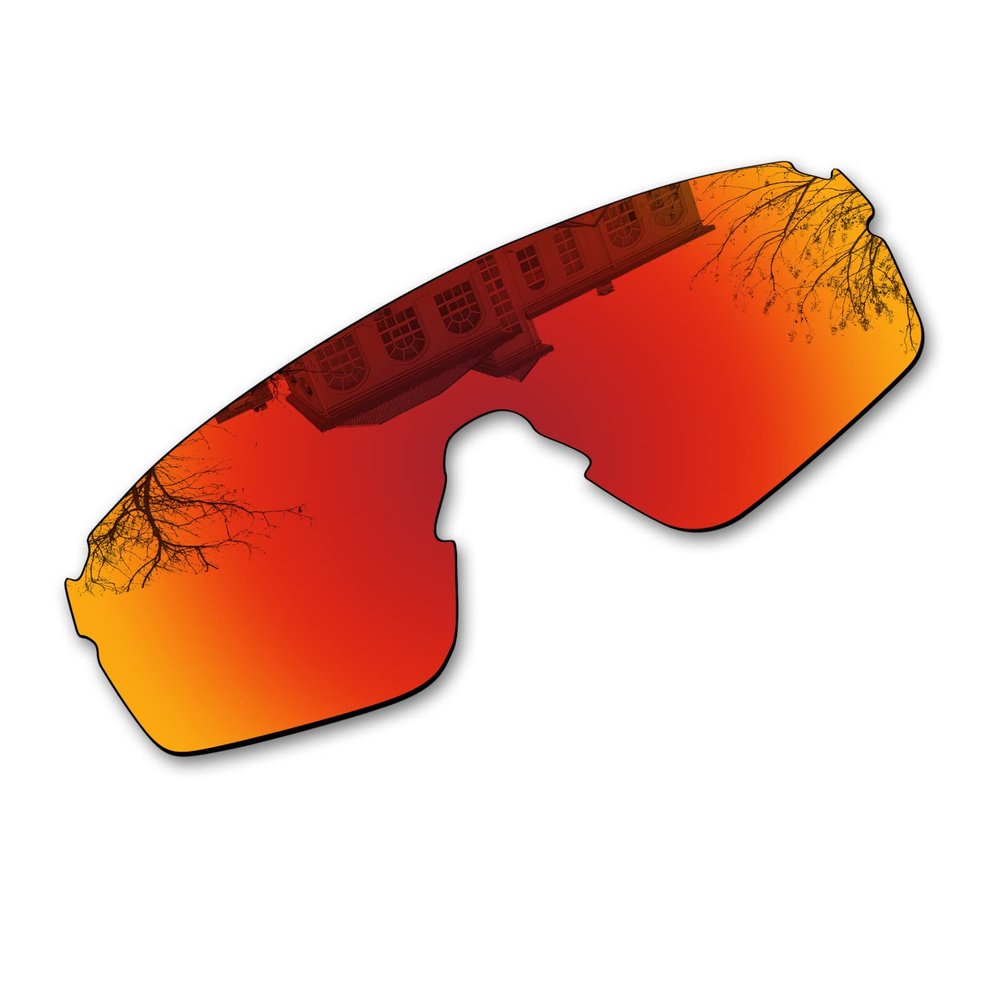 Millersawp EV Zero Blades OO9410 Replacement Lenses Compatible with Oakley Sunglass-Red Iridium