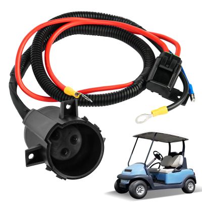CartClan Golf Cart Charger DC Receptacle Suitable for 2014-UP Club Car Precedent/Tempo Electric OEM# 105137401