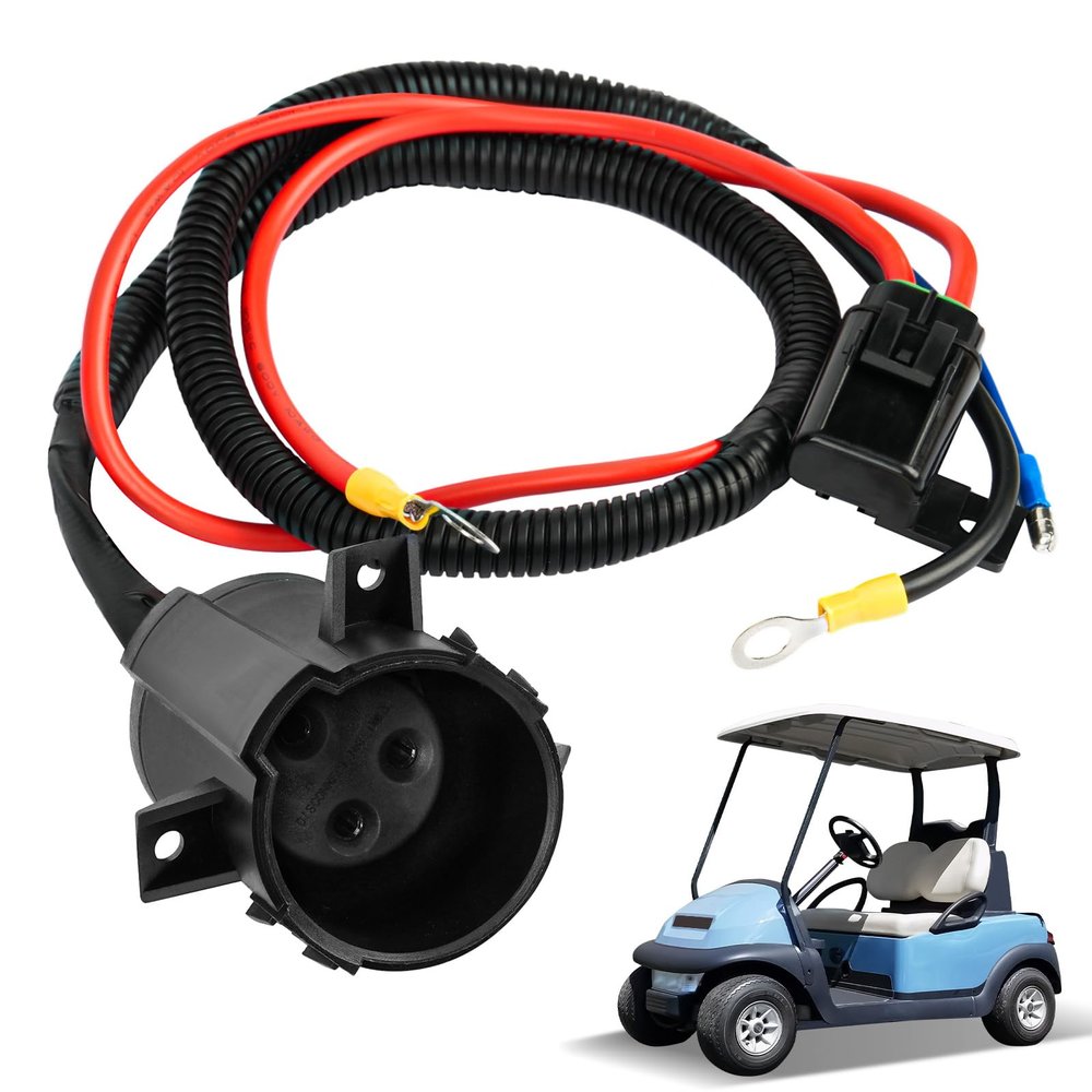 CartClan Golf Cart Charger DC Receptacle Suitable for 2014-UP Club Car Precedent/Tempo Electric OEM# 105137401