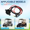 CartClan Golf Cart Charger DC Receptacle Suitable for 2014-UP Club Car Precedent/Tempo Electric OEM# 105137401 view 2