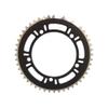 MYEEI Fixed GEA Chain Ring 130 BCD 44T 46T 48T Fixed Gear Single Speed Bicycle Plate Bike Chainrings Chain Wheel Tooth Hollow Repair Track Crankset (Color : 48T Silver Hollow) view 1