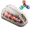 LThyzszb Tactical IR Strobe Helmet Light Military Signal Lights with IR & Visible LED IFF Helmet Strobe, for Outdoor Fast Rescue Adventure (Black Base-Red Light) view 1
