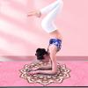 LYWY Yoga Mat, Protective Sweat-Absorbent Breathable Gymnastics Exercise Mat Convenient Machine Washable Widened Mat (Red),Pink,188x70cm view 2