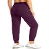 G Gradual Women's Joggers Pants with Zipper Pockets High Waisted Athletic Tapered Sweatpants for Women Workout Lounge (Wine Red, X-Large) view 3