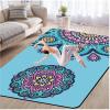 LYWY Large Fitness Mat,10Mm Thick Yoga Training Mat is Suitable for Interactive Entertainment Programs Between The Family,E,190X135CM view 1