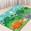 LYWY Large Fitness Mat,10Mm Thick Yoga Training Mat is Suitable for Interactive Entertainment Programs Between The Family,E,190X135CM view 2