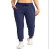 G Gradual Women's Joggers Pants with Zipper Pockets High Waisted Athletic Tapered Sweatpants for Women Workout Lounge (Navy, Small) view 2