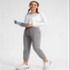 G Gradual Women's Joggers Pants with Zipper Pockets High Waisted Athletic Tapered Sweatpants for Women Workout Lounge (Light Grey, X-Small) view 3