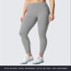 Aoxjox High Waisted Workout Leggings for Women Trinity Yoga Pants 26.5" (A Grey, Medium) view 4