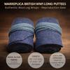 warreplica British WW1 Long Puttees/British Wool Leggings Wraps/WW1 British Leg Wraps Gear- Raf 96 inch WWII Uniform Costume or Collectors Display- Army Style Gaiters Durable & Comfortable fit view 4