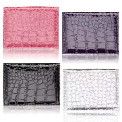 4 Pack-ACSENCE-Vaccination Card Protector, 43 Alligator Pattern PU Leather Holder CDC Protector for Vaccine Card, Waterproof Vaccine Card Holder, Multicolor