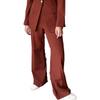 Danielle Bernstein Womens High Rise Office Straight Leg Pants Brown 00 view 1