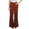 Danielle Bernstein Womens High Rise Office Straight Leg Pants Brown 00 view 2