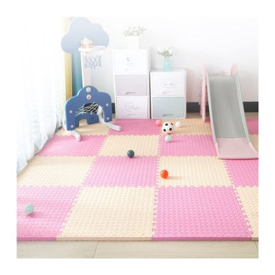 AYLYHD Interlocking Carpet Carpet Play Mat Tiles Soft Play Area for Kids Baby Carpet Play Mat for Crawling, 30x30cm/60x60cm (Color : A, Size : 60x60x2.5cm-9pcs)