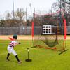 F2C 7'x7' Baseball and Softball Practice Net Portable Hitting Pitching Net with Strike Zone Target, Bow Frame and Carry Bag, Baseball Equipment Great for All Skill Levels view 2