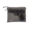 Allen Company Lockable Handgun Storage Pouch with Writeable ID Label, Full-Size 7" to 9" Handguns, Gray view 2