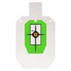 Allen Company EZ Aim Hardrock AR500 Steel Shooting Target, 3/8" Thick, IPSC Silhouette, 12" W x 20" H, White/Green/Black view 1