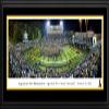 Appalachian State Football - 44x18-inch Double Mat, Deluxe Framed Picture by Blakeway Panoramas view 1