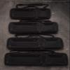 Tac-Six 32" Lockable Squad Tactical Gun Case, Laser Cut Molle Front, Black view 2