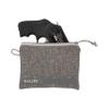 Allen Company Lockable Handgun Storage Pouch with Writeable ID Label, Compact 5" to 7" Handguns, Gray view 1
