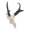 Allen Company Steel Trophy Wall Hook, 1/8" Thick, Works with Deer Skulls, Hats, Coats, & Gear, 2-Hooks Per Pack, Black view 3