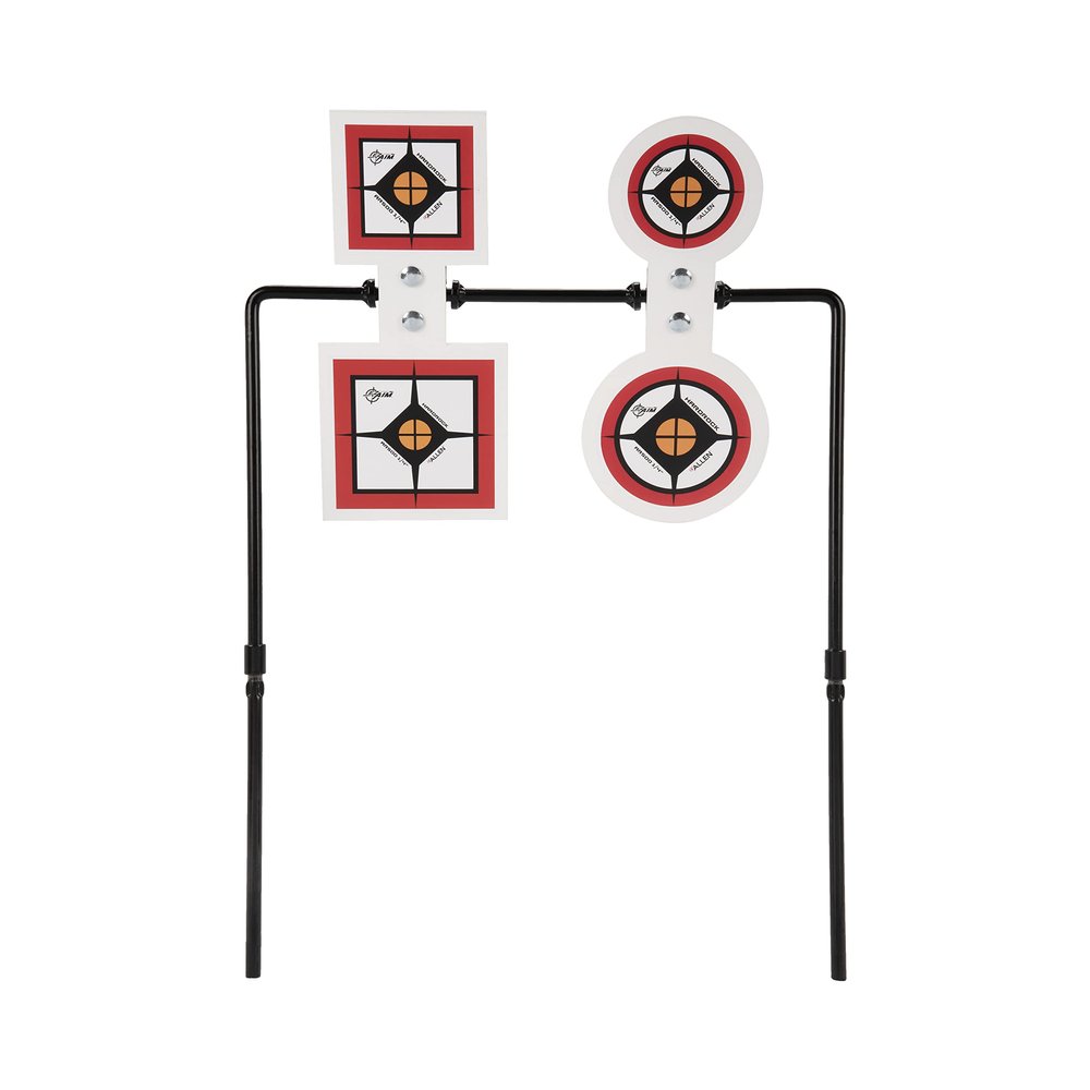 Allen Company EZ Aim Hardrock AR500 Steel Spinner Targets Stand, 16" W x 23" H, Multi