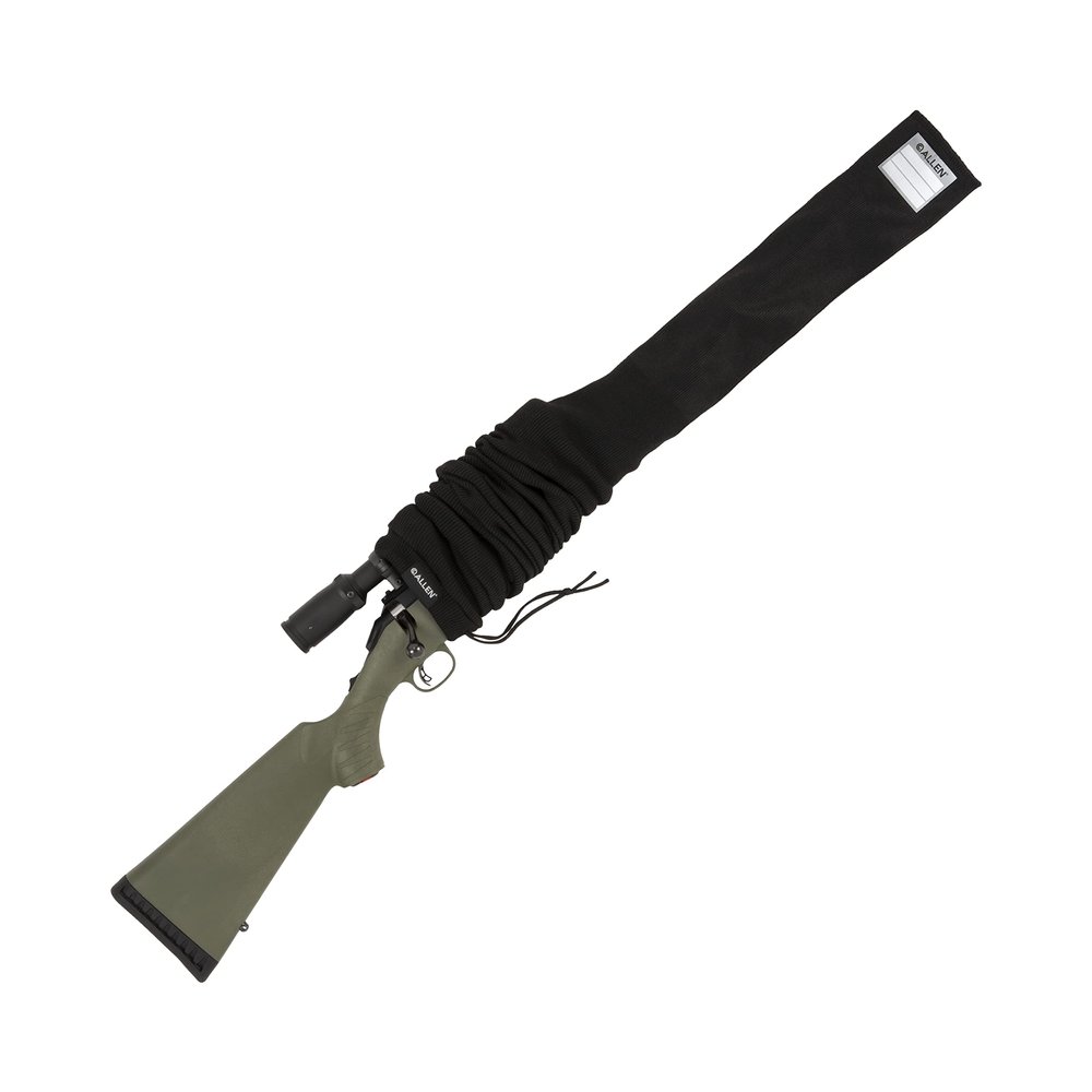 Allen Company 52" Gun Sock with Writeable ID Label, 52" Rifles with Scopes & Shotguns, Black