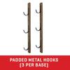 Allen Company Gun Collector Hardwood Gun Rack, Holds 3-Firearms, Brown/Black view 4