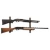 Allen Company Gun Collector Hardwood Gun Rack, Holds 2-Firearms, Brown/Black view 1