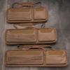 Allen Company Tac-Six 55" Lockable 2-Firearm Unit Tactical Gun Case, Laser Cut Molle Front, Coyote view 2