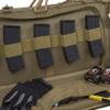 Allen Company Tac-Six 55" Lockable 2-Firearm Unit Tactical Gun Case, Laser Cut Molle Front, Coyote view 4