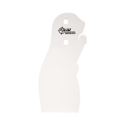 Allen Company EZ Aim AR500 Prairie Dog Steel Shooting Target, White