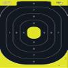 Allen Company EZ Aim Splash Reactive Paper Shooting Targets, IPSC Silhouette Trainer, 12.5" W x 18.25" H, 30-Pack, Black/Chartreuse view 1