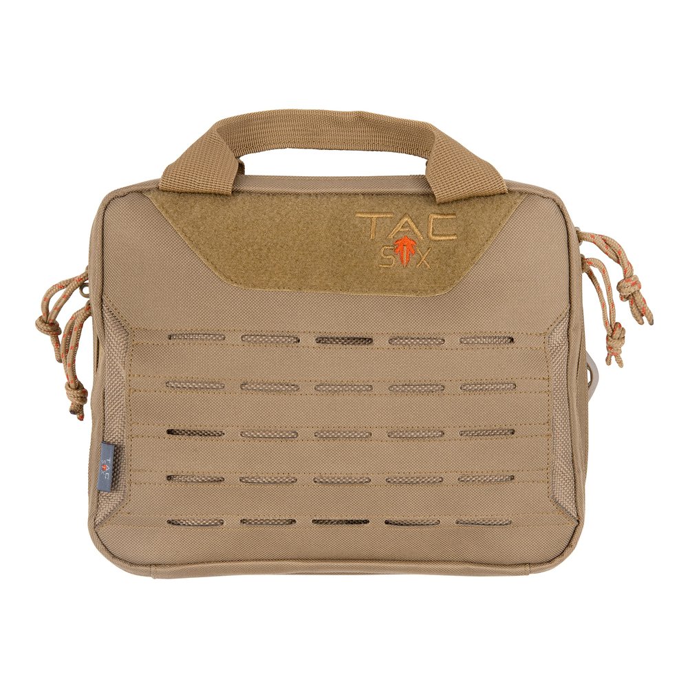 Allen Company Tac-Six Crew 2-Gun Tactical Pistol Case, 10" L x 8" W, Coyote