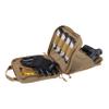 Allen Company Tac-Six Crew 2-Gun Tactical Pistol Case, 10" L x 8" W, Coyote view 2